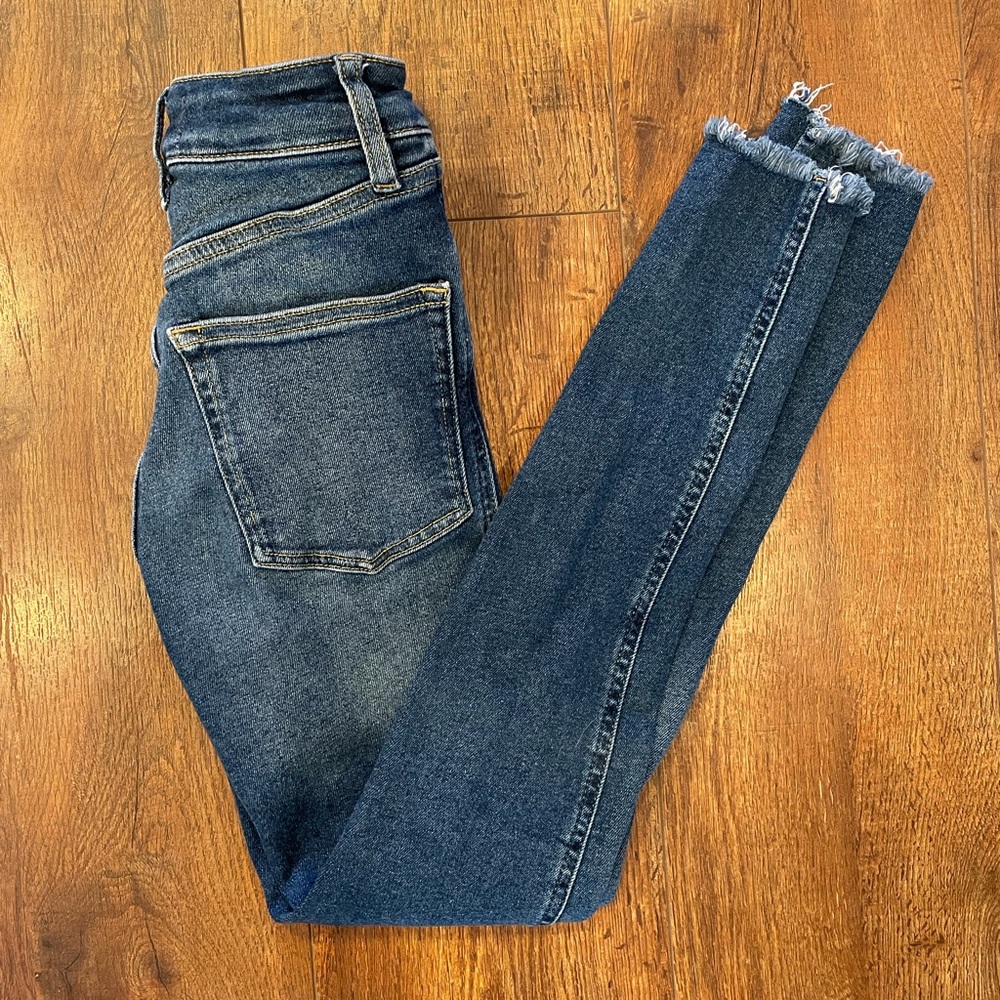 Free People We the Free Super Skinny Ultra High Rise Jeans